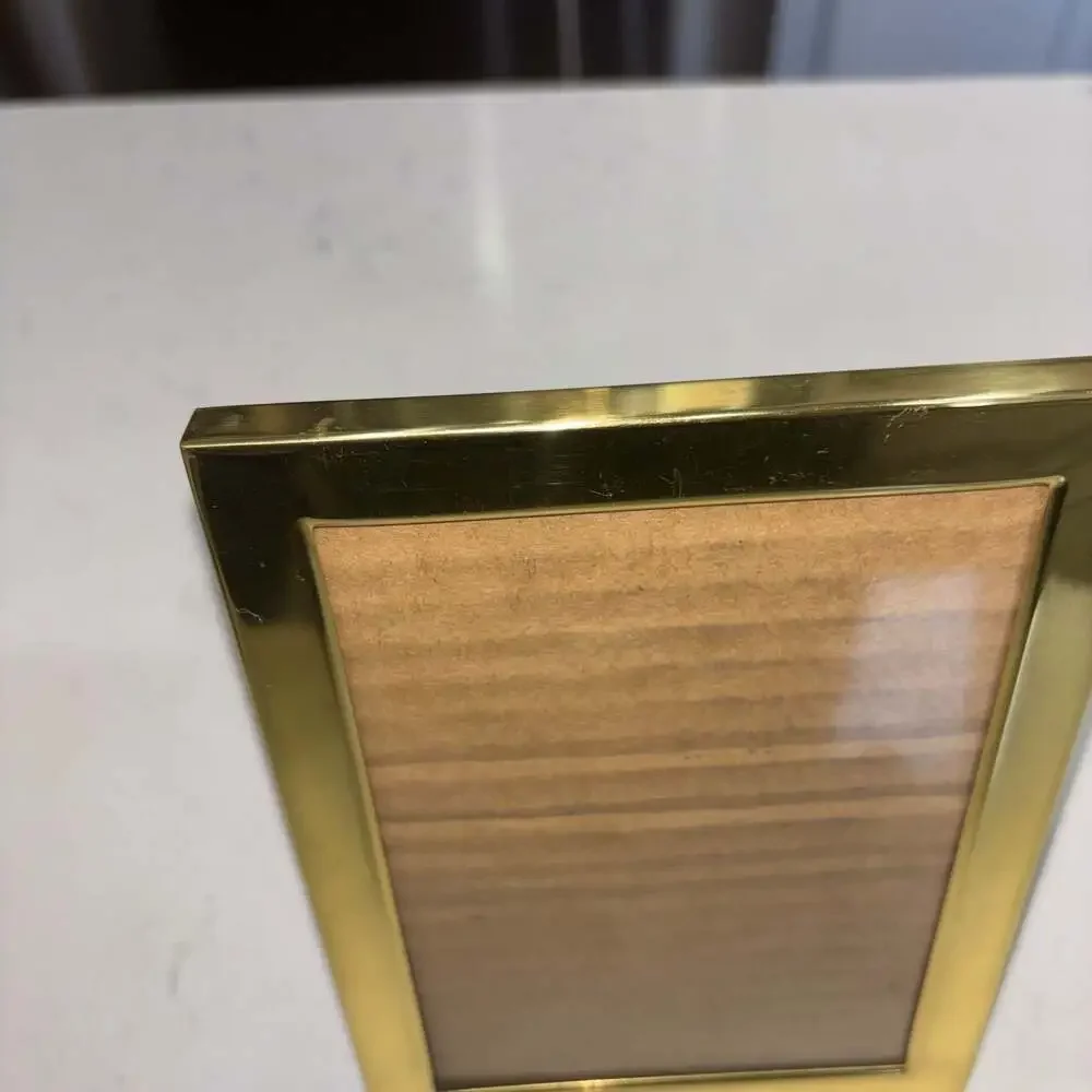 Hallmark Vintage Gold Tone Metal Tabletop Picture Frame
